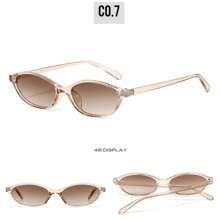 LANTEEM 1 Stück modische kleine ovale Rahmen Brille, vielseitig einsetzbar, Vintage Damen Brille als Reise, Urlaub und Strand Accessoire
