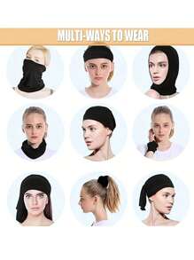 1/2/3-teiliges Set von Universalstrickmützen für Herren und Damen in einfarbig, geeignet für täglichen Gebrauch und Outdoor-Aktivitäten wie Wandern, Skifahren, Radfahren
