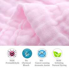 5/10pcs Baby Towel Set - Baby Wipes Small Towels - Soft Newborn Face Towels Suitable For Sensitive Skin - Baby Shower & Bath Supplies - Multicolor - View 7