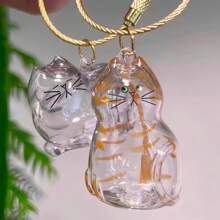 1pc/6pcs Cat Hair Keepsake Memorial Capsule - Transparent Gacha Ball Keychain Pendant For Preserving Beloved Kitty Fur - Pet Loss Remembrance Gift For Cat Lovers