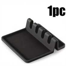 Silicone Tableware Drying Kitchen Utensil Rack Rest Holders Fork Spatula Multifunctional Shelf Organizer Non-Slip Storage Pad