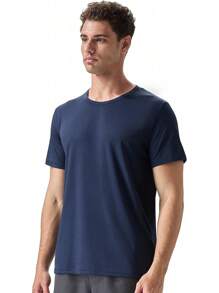 Men's 2 Pack Lightweight Crew Neck Athletic Running Short Sleeve T-Shirts Breathable Gym Workout Tee Shirts For Men