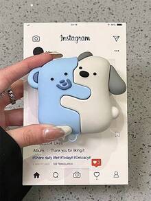 1 件可爱 3D 抱抱狗和大象 保护套，兼容 4 降噪、新款 1/2、 3、Apple Pro 2（不含耳机）