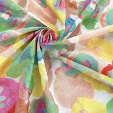 0,5 m/1 m/2 m/3 m/4 m/5 m * 145 cm Tela con estampado floral acuarela estilo Liberty, suave y duradera, adecuada para ropa de moda/camisas/bolsos, costura DIY, decoración del hogar, accesorios hechos a mano
