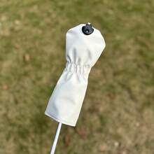 Vỏ bọc đầu gậy Golf họa tiết cây nhỏ Vỏ bọc đầu gậy Driver Vỏ bọc đầu gậy Fairway Wood Vỏ bọc đầu gậy Hybrid Vỏ bọc gậy Putter Da Pu - trắng - Xem 6