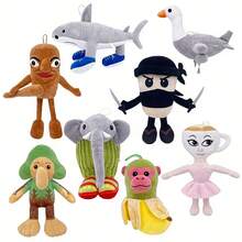 New Tung Tung Saur Plush Italian Brainrot Tralalero Tralala And Shinpanzinni Bananini Cappuccino Plush Toys,Toys For Kids On Parties, Holidays, Birthdays,Fidget Toys,Weird Stuff,Stuffed Animals - 鯊魚 - 查看 2