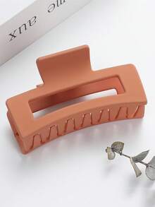 6 件 2025 新款高品质方形发夹，8.5 厘米中号，哑光鲨鱼形发夹，女士发饰优雅爪夹，学校用品，大学