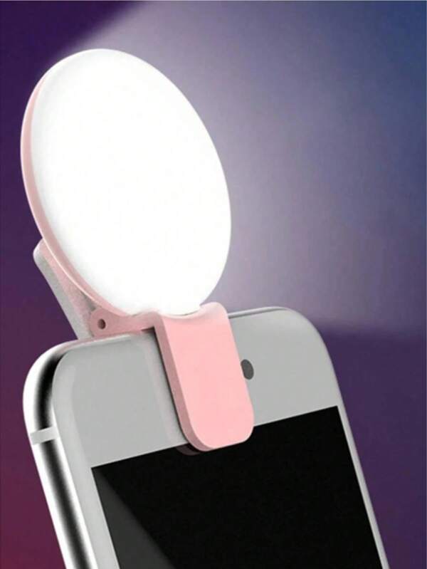 Portable Small Q Mobile Phone Fill Light Charging Fill Light Mobile Phone Flash Clip Light Suitable For Selfie Beauty Live Broadcast Light Etc.