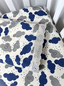 Laura Baby 2-Piece Sheet Set For American Standard Crib Or Mini Crib 100% Cotton - 海洋雲 - 查看 2