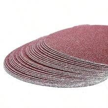 8 Inch Heavy Duty Adhesive Sticky Back Tabbed Sanding Discs 25 Pack 36 Grit - as pic - View 3