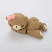 1 Peça Topper de Bolo de Ursinho, Decoração de Bolo, Miniatura de Ursinho, Boneca Miniatura de Ursinho Fofinho para Decoração de Bolo, Adequado para Uso em Festas, Chás de Bebê, Aniversários, Casamentos e Decorações de Bolo.