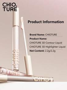 CHIOTURE 液体遮瑕高光棒提亮遮瑕哑光鼻影持久妆效适合初学者