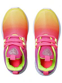 My ToT Girls' Colorful Comfortable Fashion Blogger Sneakers - Multicolor - View 7
