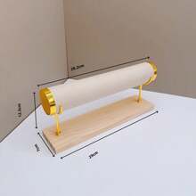 Soporte de Joyería Desmontable con Bandeja de Madera para Exhibición de Joyería - beige 1c - Ver 7