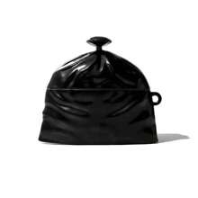 1个创意苹果无线蓝牙耳机保护套（随机附赠挂钩），适用于 Pro 3，宇航员/西瓜/足球/垃圾袋/枕头/柠檬片/番茄/小丑鱼/南瓜造型耳机保护套，卡通可爱硅胶防震苹果耳机保护套，适用于 1/2/3/4/Pro/Pro2，万圣节南瓜造型耳机保护套 - 彩色 - 查看 24