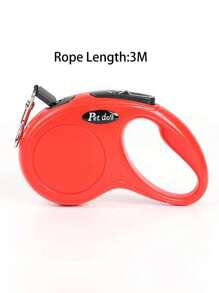 1pc 3 Meters/5m Retractable Pet Dog Leash For Medium Small Dogs, Multiple Colors Available