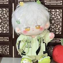 20cm Doll Outfit Hooded Sweatshirt Set, Doll Clothes Suit Without Attributes Plush Doll Changeable Outfit, Suitable For 20cm Doll Party (Clothes Only, No Doll, No Shoes) - Multicolor - View 9