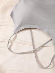 3件套女士透气无钢圈交叉露背文胸 - 彩色 - 查看 4