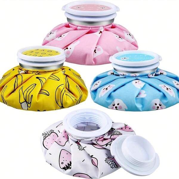 1pc Reusable Ice Pack - Odorless, Leak-Proof Lid, With Safety Lock System, Heat-Resistant Ring, Latex-Free Material - Suitable For Relaxation And Wisdom Teeth