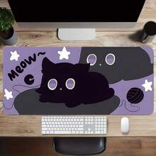 [本月新品：35.4*15.7英寸桌垫（活泼的猫咪）]，适用于学校用品，返校 - A - 查看 2