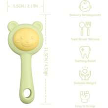 1 Packung Baby Silikon Zahnen Spielzeug, Tier Baby Zahnen Spielzeug, geeignet für 3 6 9 Monate, lindert wunde Babygums, Baby Kautier Geschenk