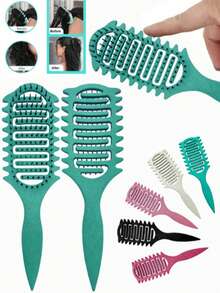 全新升级卷发定型刷，带有刷毛和特殊设计的卷发刷，特别适合卷发的卷发定型刷，为女性和男性塑造和定型卷发，以减少拉扯和卷发分离。