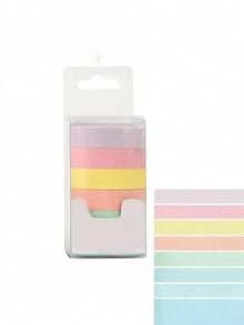 12 件/包装饰性金箔剪贴簿和计划簿和纸胶带，马卡龙色闪光亮片工艺胶带，学校用品，返校 - 彩色 - 查看 10