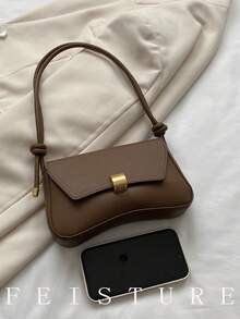 全新时尚休闲女士金属零钱包，纯色 PU 皮革