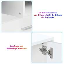 OYAJIA Television Stands & Entertainment Centers - White - View 8