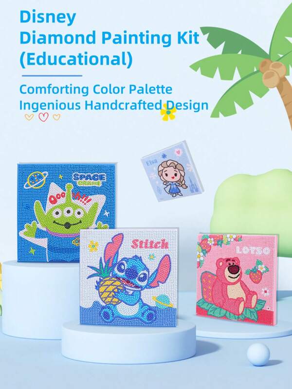 Disney Disney Stitch Genuinely Authorized Stitch DIY Handmade Diamond Painting, Simple And Easy To Use Steps