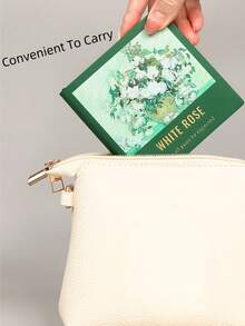 1 件油画笔记本、迷你旅行邮票簿、入住邮票收藏册、方形空白笔记本、便携式记事本 - 彩色 - 查看 10