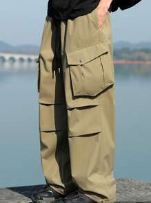 Men's Casual Street Cargo Style Pants, Summer