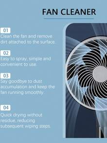 Fan Cleaning Agent, Household Electric Fan & Air Conditioner Simple Cleaner To Remove Dirt & Clean Fan Cover - Multicolor - View 5