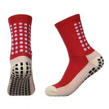Calcetines antideslizantes de fútbol para hombres y mujeres, calcetines deportivos transpirables con silicona en la suela para fútbol, deportes al aire libre, carrera y ciclismo
