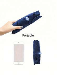 1 pieza Almohada de cuello con cabestrillo plegable y sencillo, accesorio de viaje ligero y portátil que se sujeta al asiento de avión y automóvil, aplicable para viajes en coche, avión y barco, que soporta la cabeza, el Body y los brazos proporcionando un sistema de sueño perfectamente equilibrado