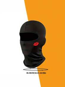 1/2 Multi-Teileset aus Bedruckter Kopfbedeckung mit Loch für Brillen, Skimaske, reflektivem Logo für Herren und Damen, Kopfbedeckung und Maske geeignet für Frühling und Sommer Outdoor-Aktivitäten wie Reisen, Radfahren, Wandern, Angeln