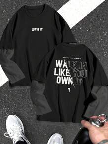 Men's Loose Knit Pullover Long Sleeve Color Block Sweatshirt, For Friends, Husband, Boyfriend Gifts,Men Long Sleeve Casual Sweatshirt, Boyfriend Gift, Men's Sweatshirt, Sweatshirt For Men, Sweater Men