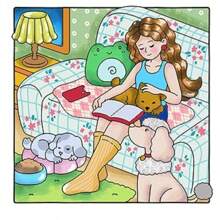 [New Bestselling Item] Healing Coloring Book For Adults, Stress Relief Doodle Book | Includes 24 Comfortable Patterned Scenes | Warm Family Decor DIY Hand-Painting | Dog Mom Creative Gift | High Cost-Performance Parent-Child Interaction | Back-To-School Suitable Gift (Recommended For Use With A Painting Pad)