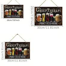 1pc Put Decor Funny Group Sign, Vintage Man Cave Bar Decor Room Decor Sign, Vintage Plaque Decor Wall Art, Home Decor, Funny Cave Decor, Room Decor, Bedroom Wall Decor, Home Decor, Bar Decor, Friendly Gift Wooden Hanging Plaque,Home Decor ,Room Decor,Wall Decor Gifts Birthday Graduation