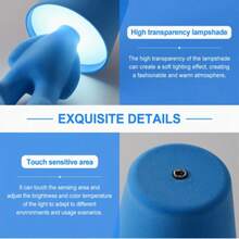 Lampe de bureau mignonne en peluche de dessin animé - Interrupteur tactile à 3 couleurs réglable, batterie rechargeable portable 2000 mAh, design d'animal adorable pour la décoration de la chambre et du salon, cadeau de la Saint-Valentin, lampe de bureau, conception amusante, batterie rechargeable, luminosité douce