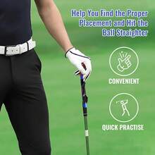 050Golf Grip Trainer,Golf Grip Training Aid,Golf Swing Trainer Correcting Left And Right Hand Positions,Helps Train Correct Hand Position-1 - Blue - View 4