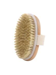 1/2 件干刷身体刷，天然鬃毛干刷，去角质身体刷，全身橘皮组织刷，改善皮肤健康，减少痤疮 - 彩色 - 查看 8