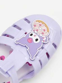 Balabala 女童软底凉鞋、甜美沙滩鞋 - 紫色調 - 查看 8