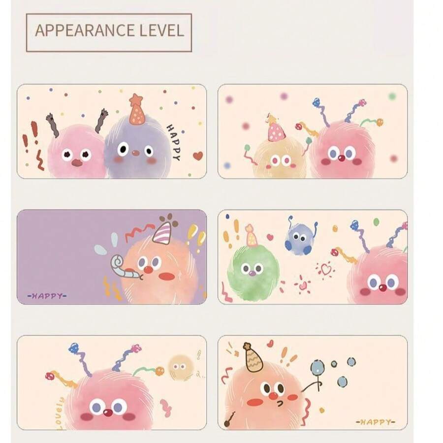 [New This Month: 35.4*15.7-Inch Desk Mat (Exclusive For Cute Pom-Pom Lovers)],For School Supplies,Back To School - B - View 1