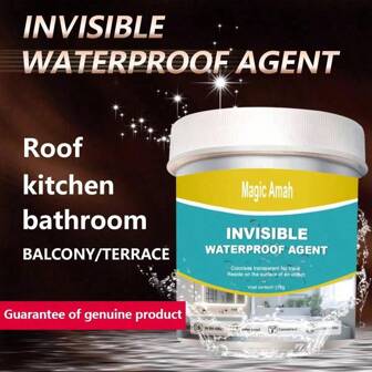 透明防水密封胶 - 1刷即可止漏！（屋顶、浴室、阳台）