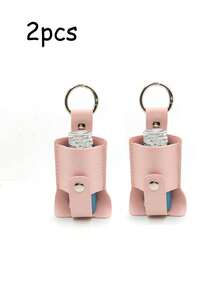 1/2 件哮喘吸入器支架、止咳喷雾瓶收纳袋、轻便便携式 PU 皮革成人哮喘吸入器盒（不含吸入器）、抗菌喷雾瓶收纳袋、便携式药瓶收纳袋、皮套（仅支架）旅行必需品旅行配件假期暑假返校