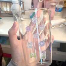 3D 可爱卡通猫贴纸 - 可爱蓬松可重复使用防水贴纸，适用于计划器、日记本、剪贴簿、笔记本电脑、手机壳、平板电脑装饰（产品空心）