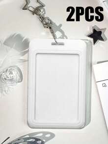 白色星形卡包挂件，可作包包挂饰、钥匙扣，可收纳身份证、会员卡、照片等，具有保护功能。适合日常使用、装饰或作为礼物送给朋友、家人、爱人，是情人节、生日、母亲节、开学季的理想之选。 - 白色 - 查看 13