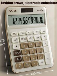 1 个高清计算器，倾斜设计，防眩光屏幕，易于查看，适合学生和专业人士，小巧耐用，非常适合家庭、办公室和学校。