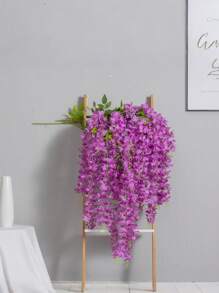 1pc UV-Resistant Artificial Pea Flower Vine - Elegant Outdoor Decor For Weddings, Home, And Garden - Perfect For Archways, Table Settings, And DIY Crafts - Ideal For Mother'S Day, Valentine's, Thanksgiving, And Easter Celebrations, Artificial Outdoor Flowers